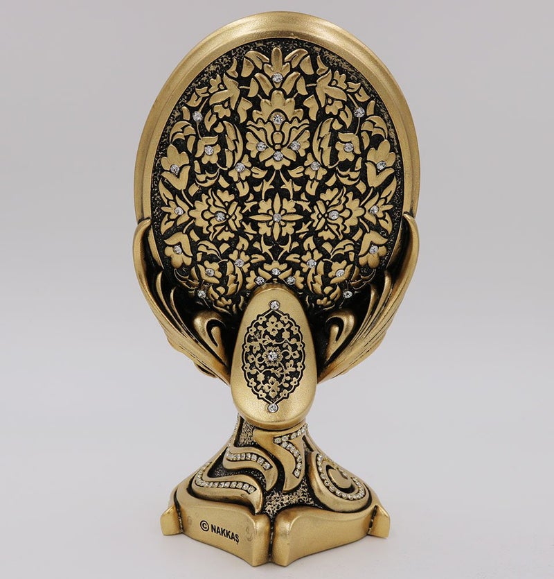 Gunes Islamic Home Table Decor Showpiece Bookend Oval Allah Muhammad Ayatul Kursi Showpiece Eid Ramadan Gift (Ayatul Kursi) - Image 5